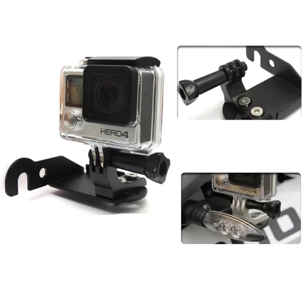 For BMW R1200GS Front Left Bracket for Go Pro for BMW R1200 GS Adventure LC 2013 2014 2015 2016 Motorcycle Parts