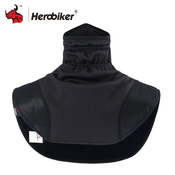 HEROBIKER Motorcycle Thermal Balaclavas Scarf Motorcycle Headwear Neck Fleece Caps Scarf Balaclava Windproof Warm Moto Mask