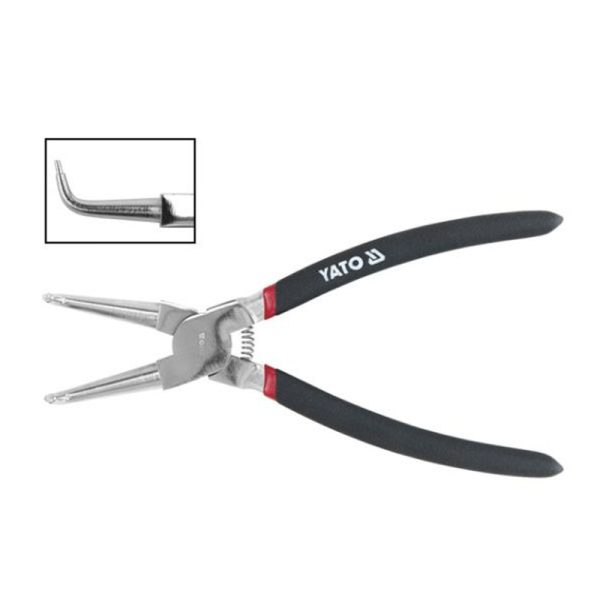 YATO Circlip Pliers Internal Bent 150Mm Cr-V YT-2143-One Size
