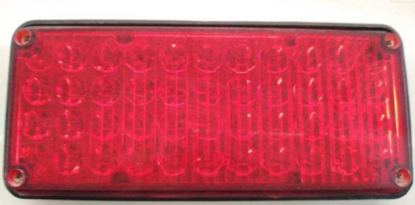 Abronn Ambulance Strobe Light Square Small Red Emergency Safety Lighting Compact High-Intensity LED For Emergency Vehicles & Safety Professionals Automotive-